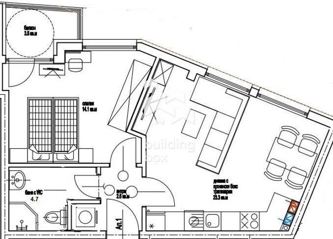 Продава 2-СТАЕН, гр. Варна, Аспарухово, снимка 2 - Aпартаменти - 49266146