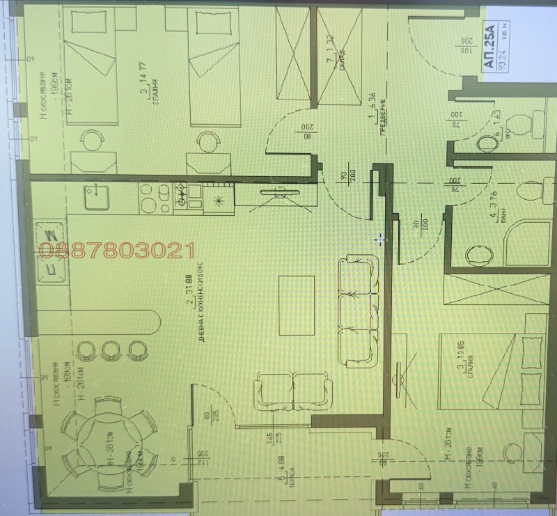 На продаж  2 спальні София , Малинова долина , 105 кв.м | 12284077 - зображення [10]
