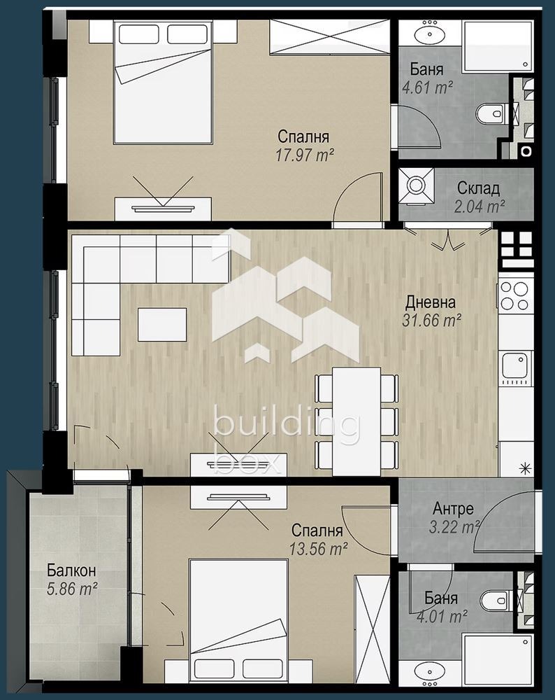 Продава 3-СТАЕН, гр. София, Витоша, снимка 9 - Апартаменти - 53962593