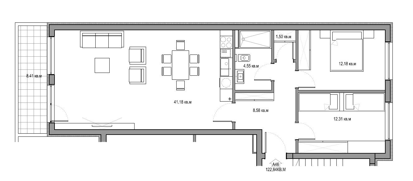 Продава 3-СТАЕН, гр. Варна, Виница, снимка 3 - Апартаменти - 43313375