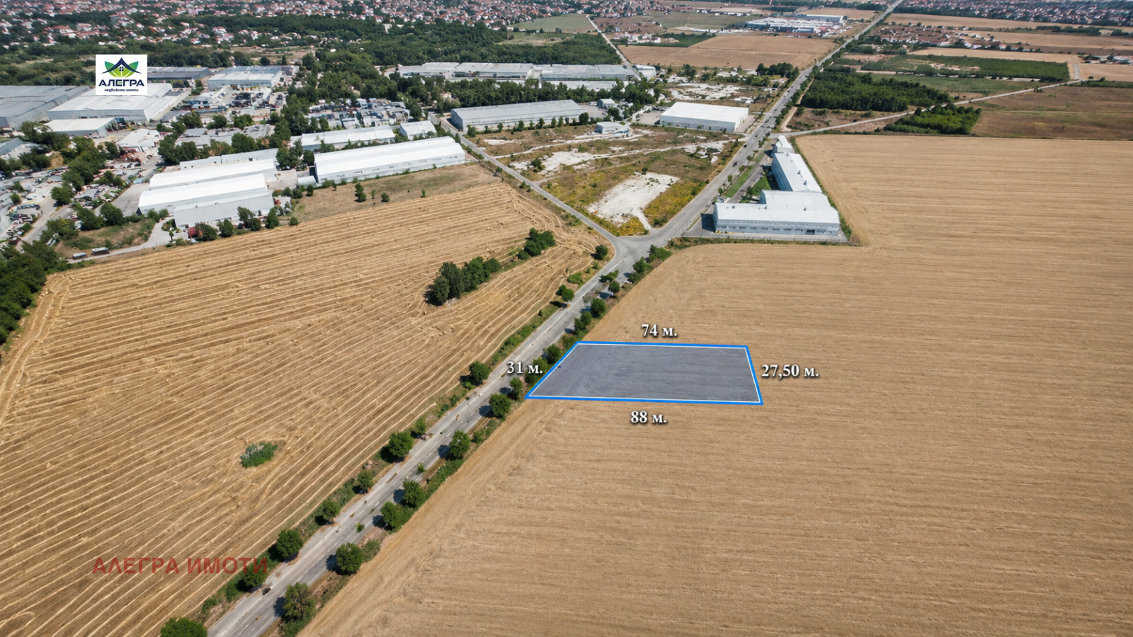 Продава ПАРЦЕЛ, гр. Пазарджик, Промишлена зона - Изток
