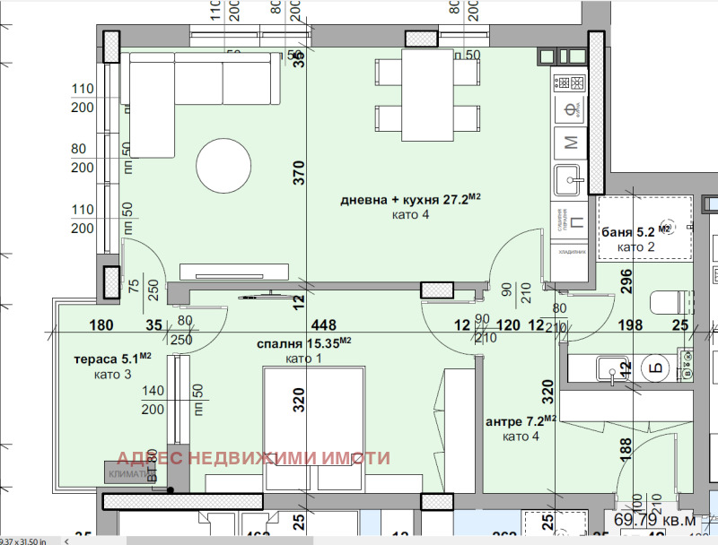 Продава 2-СТАЕН в град Стара Загора, Самара 3 - 78 кв.м / 93 500 € » 182 870.11 лв., АДРЕС НЕДВИЖИМИ ИМОТИ