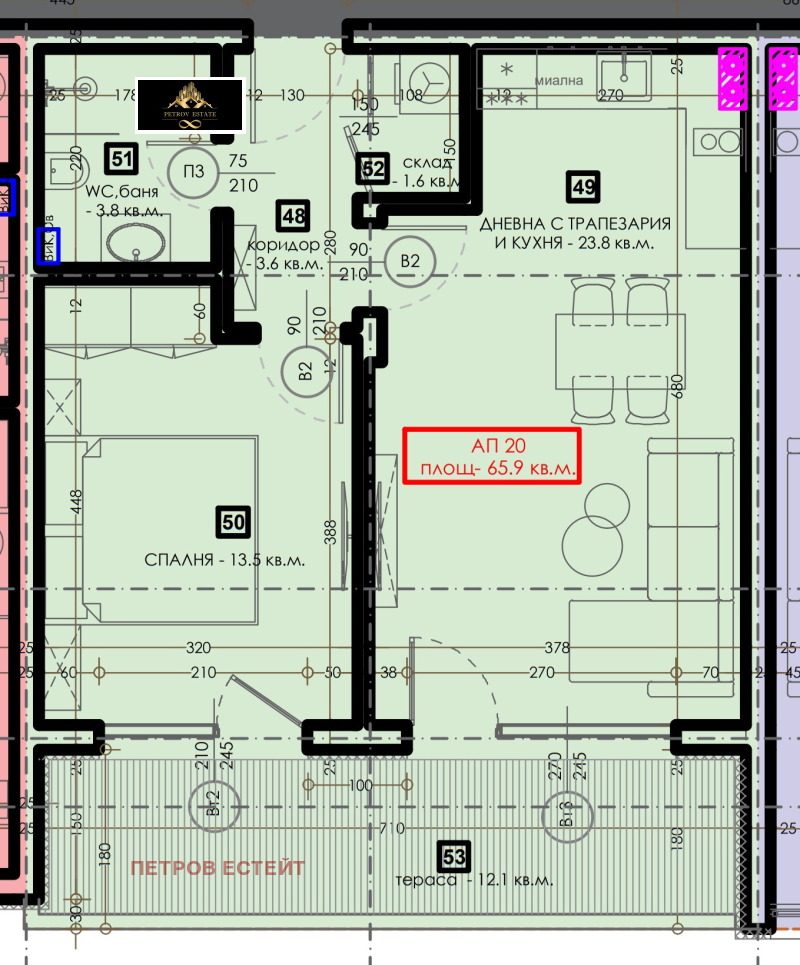 Na prodej  1 ložnice oblast Pazardzhik , Velingrad , 77 m2 | 60666348 - obraz [2]