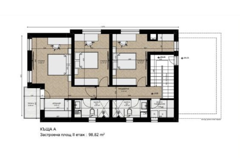 Продава КЪЩА, с. Марково, област Пловдив, снимка 4 - Къщи - 53107229