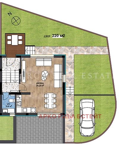 Продава КЪЩА, гр. София, Горна баня, снимка 5 - Къщи - 55536520