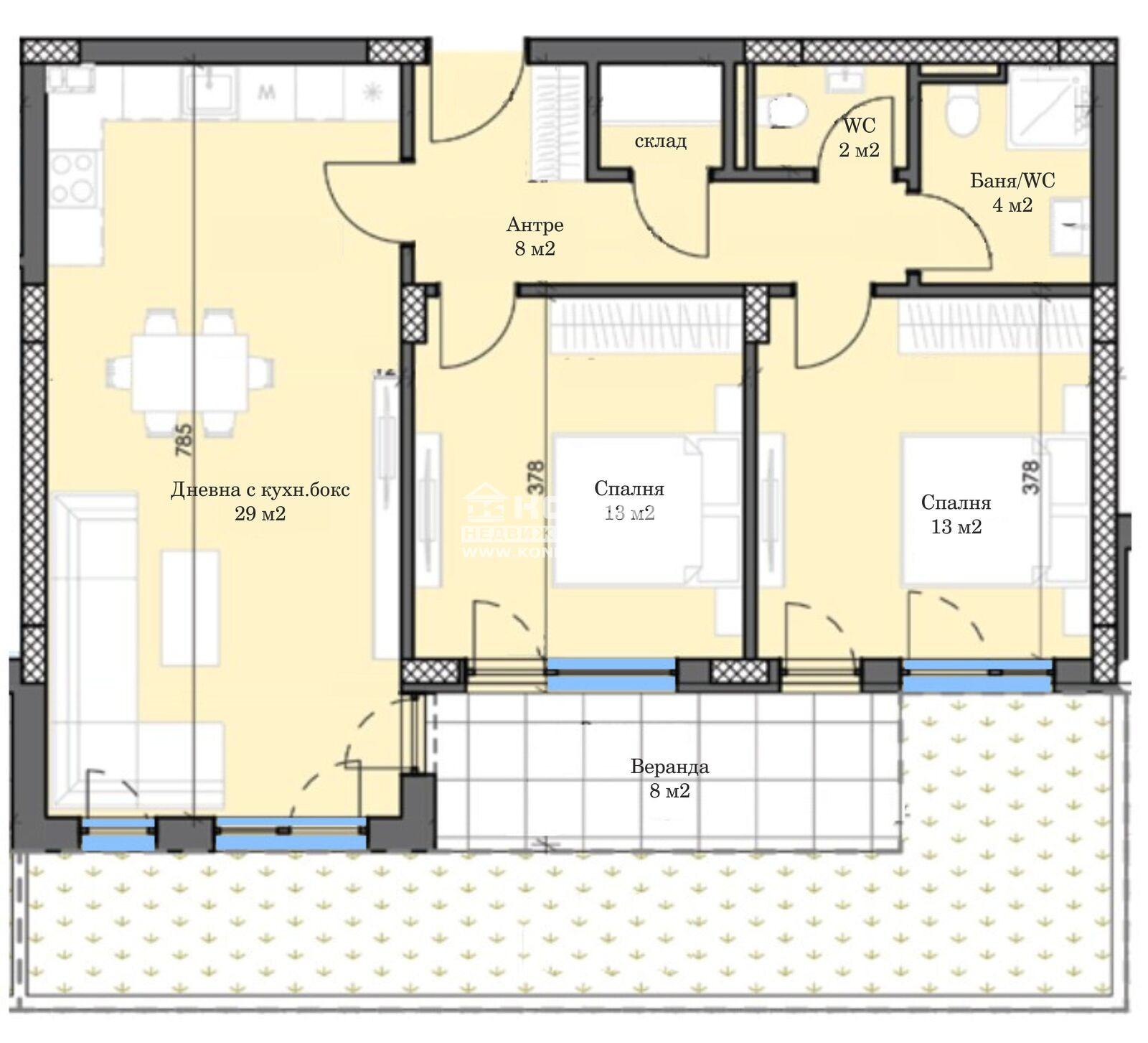 Продава 3-СТАЕН, гр. Пловдив, Тракия, снимка 2 - Апартаменти - 49956339