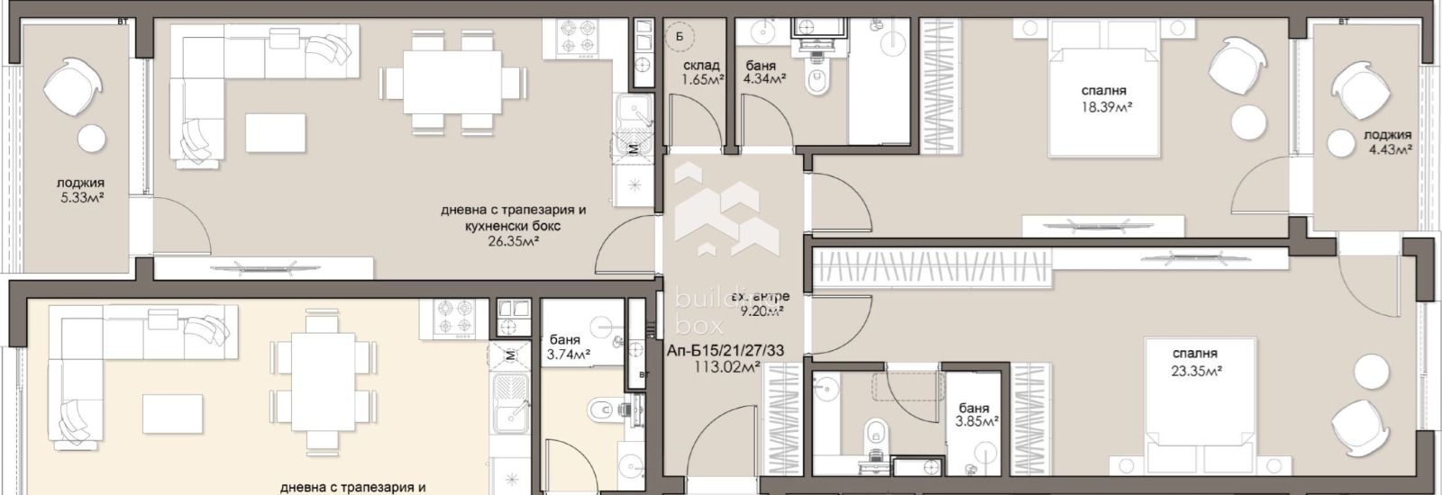 Продава 3-СТАЕН, гр. София, Люлин 5, снимка 2 - Апартаменти - 54120374