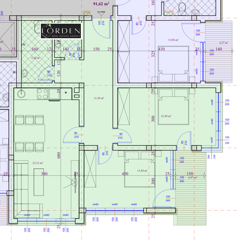 Продава 3-СТАЕН в град Пазарджик, Окръжна болница - 105 кв.м / 126 000 € » 246 434.58 лв., ЛОРДЕН