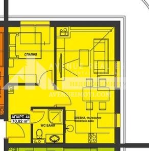 Na prodej  1 ložnice Burgas , Bratja Miladinovi , 71 m2 | 97402883 - obraz [2]