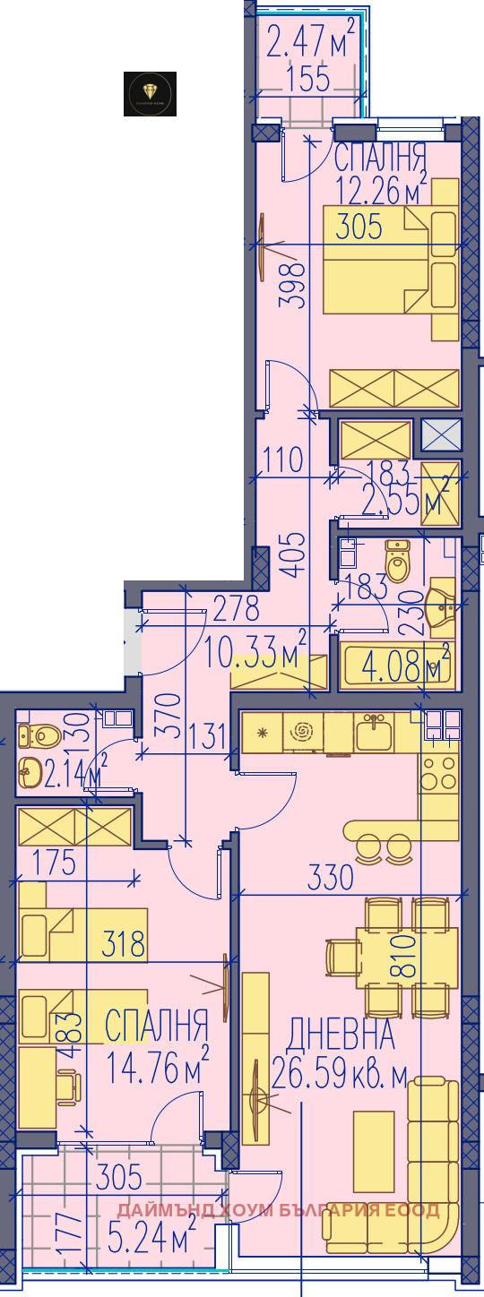 Продава 3-СТАЕН, гр. Пловдив, Тракия, снимка 2 - Aпартаменти - 48066741