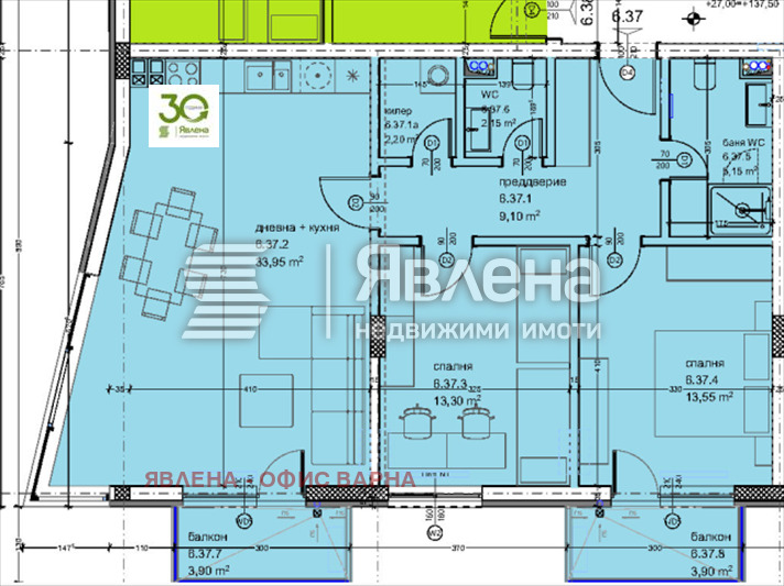 Продава 3-СТАЕН, гр. Варна, Кайсиева градина, снимка 7 - Апартаменти - 53014804