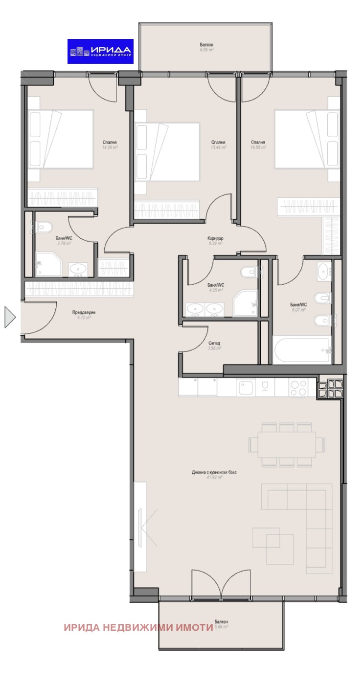 Продава  4-стаен град София , Оборище , 184 кв.м | 39635442 - изображение [6]