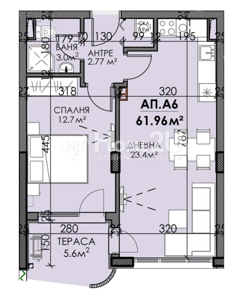 Продава 2-СТАЕН, гр. Бургас, Изгрев, снимка 4 - Апартаменти - 56294741