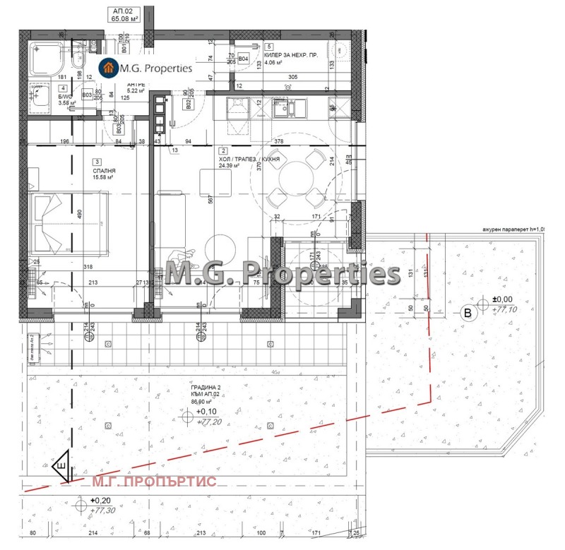 Продаја  1 спаваћа соба Варна , к.к. Св.Св. Константин и Елена , 152 м2 | 27414588