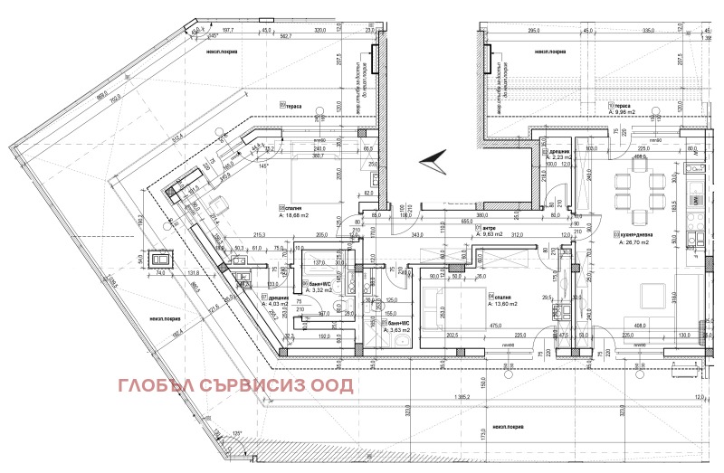 En venta  1 dormitorio Sofia , Darvenitsa , 179 metros cuadrados | 42574120 - imagen [2]
