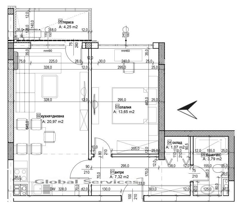 De vânzare  1 dormitor Sofia , Dârvenița , 72 mp | 42574120 - imagine [2]