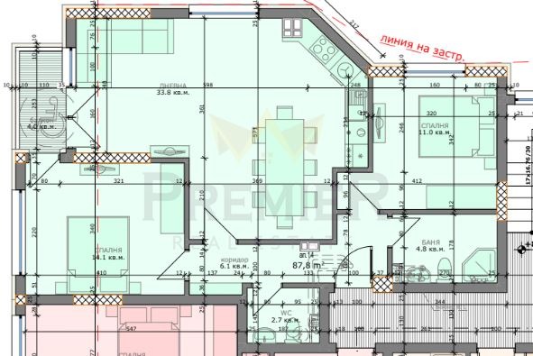 Na prodej  2 ložnice Varna , Levski 2 , 106 m2 | 76176966 - obraz [5]