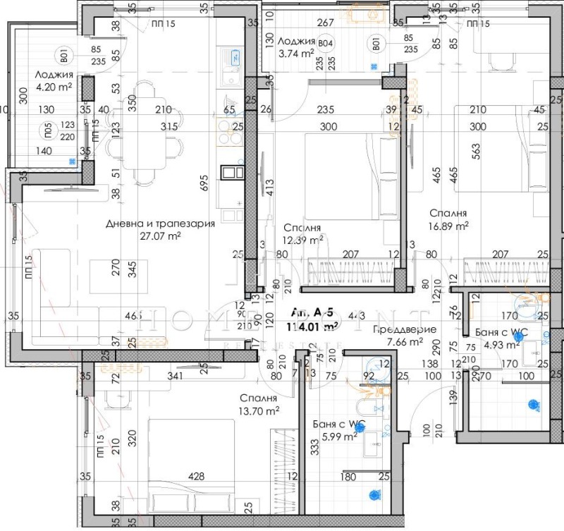 Eladó  3 hálószobás Plovdiv , Vastanicseski , 135 négyzetméter | 38115632 - kép [5]