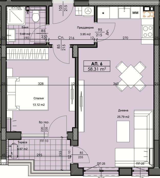 Продава 2-СТАЕН, гр. Пловдив, Кършияка, снимка 4 - Aпартаменти - 47770733