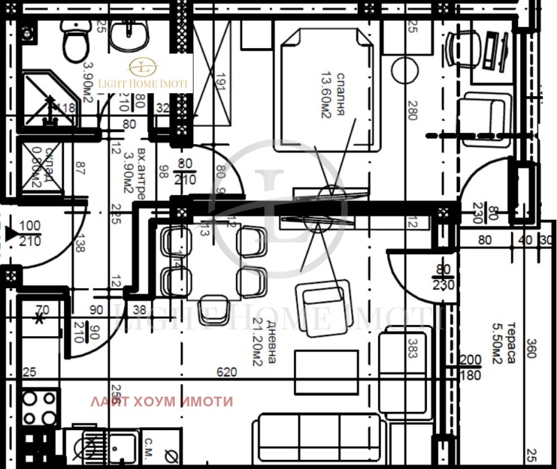 Продается  1 спальня Пловдив , Южен , 66 кв.м | 71531848 - изображение [9]
