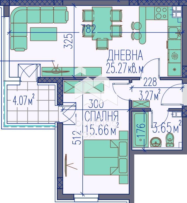 Продава 2-СТАЕН, гр. Пловдив, Тракия, снимка 4 - Апартаменти - 56656963