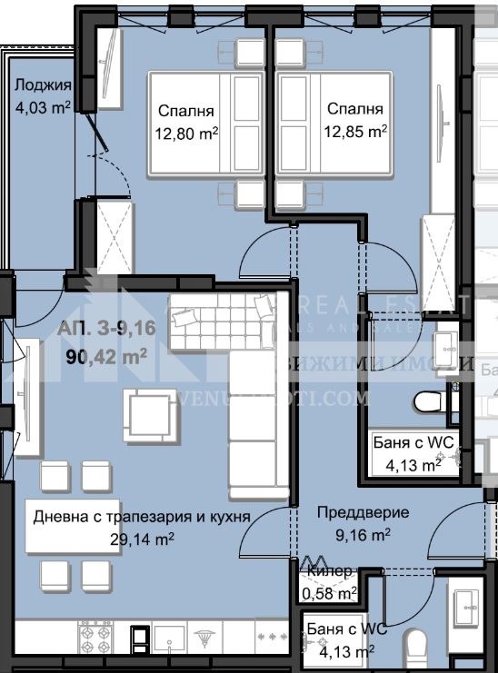 Продава  3-стаен град Пловдив , Христо Смирненски , 113 кв.м | 68929597 - изображение [2]