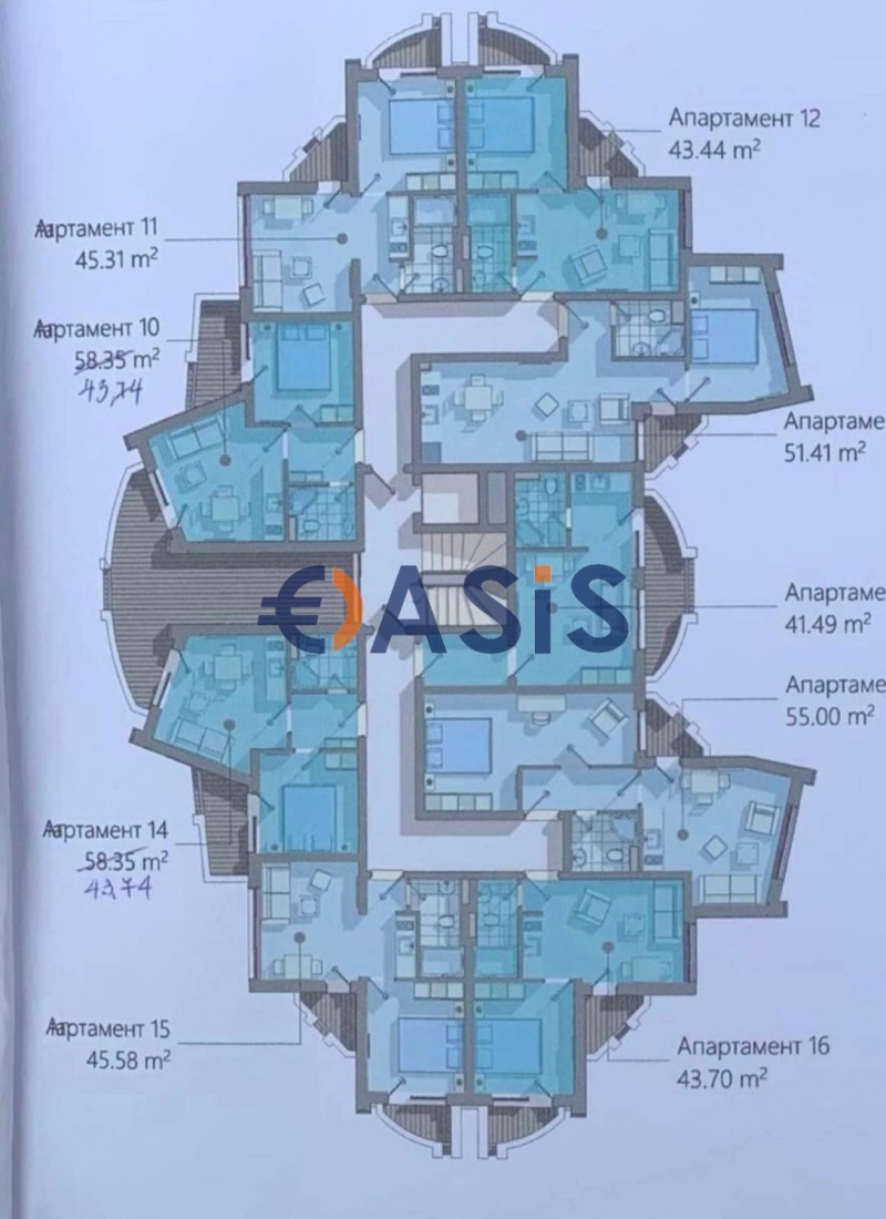 Продава  1-стаен област Бургас , к.к. Слънчев бряг , 42 кв.м | 51775537 - изображение [5]