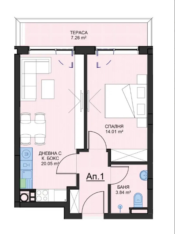 Продава 2-СТАЕН, гр. София, Малинова долина, снимка 4 - Апартаменти - 52750597