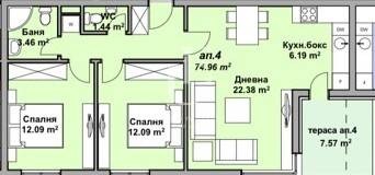 Satılık  2 yatak odası Sofia , Malinova dolina , 95 metrekare | 14346921 - görüntü [7]