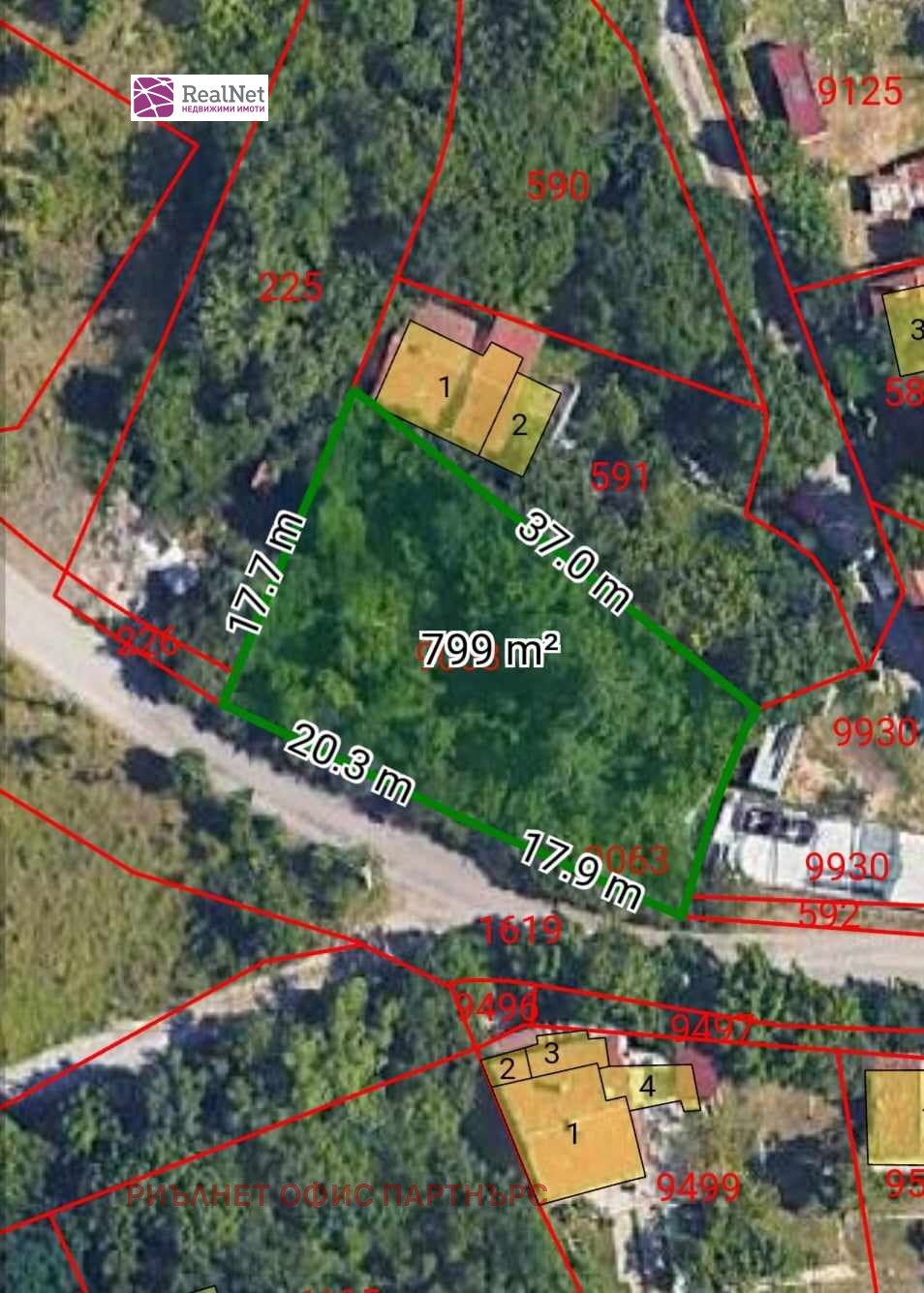 Продава ПАРЦЕЛ, гр. София, Горна баня, снимка 2 - Парцели - 54835759