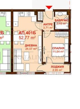 1 soverom Sarafovo, Burgas 6