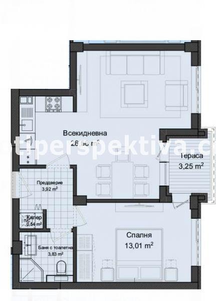 In vendita  1 camera da letto Plovdiv , Karshiiaka , 72 mq | 92503030 - Immagine [7]