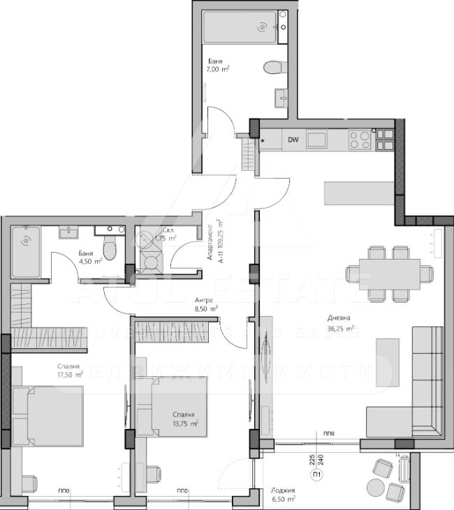 Продава 3-СТАЕН, гр. Пловдив, Христо Смирненски, снимка 2 - Апартаменти - 54147631