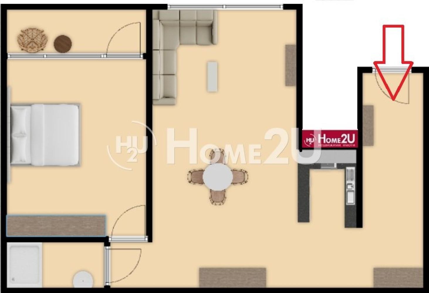Продава 2-СТАЕН, гр. Бургас, Славейков, снимка 10 - Апартаменти - 56322959