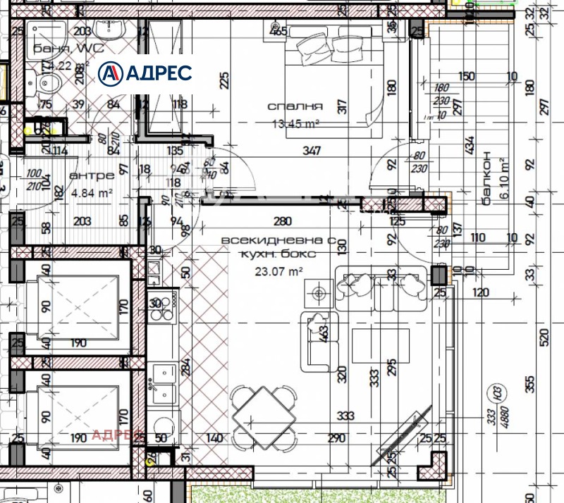 Na sprzedaż  1 sypialnia Warna , Mladost 1 , 76 mkw | 73171124 - obraz [2]