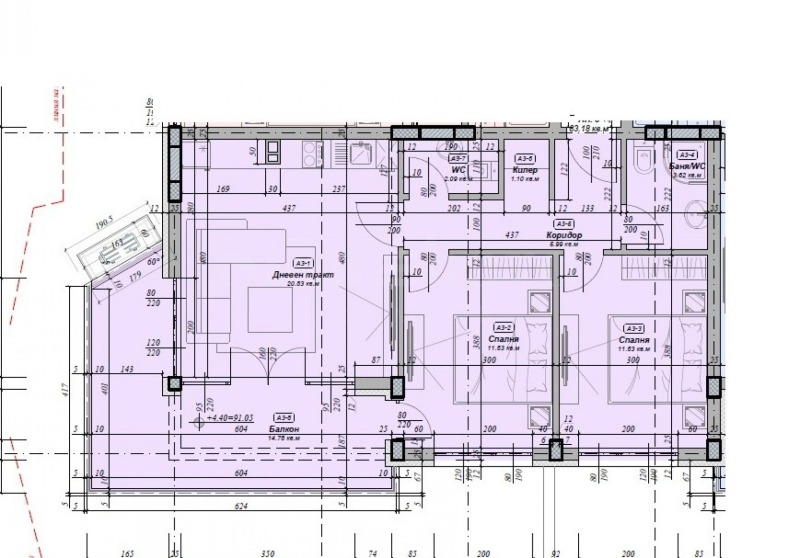 Продава 3-СТАЕН, гр. Варна, м-т Манастирски рид, снимка 5 - Апартаменти - 53113013