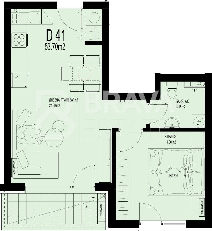 Продава 2-СТАЕН, гр. Пловдив, Христо Смирненски, снимка 2 - Апартаменти - 53007620
