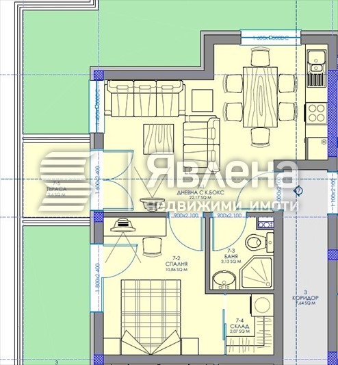 Продава 2-СТАЕН, гр. Благоевград, Ален мак, снимка 2 - Апартаменти - 53181550