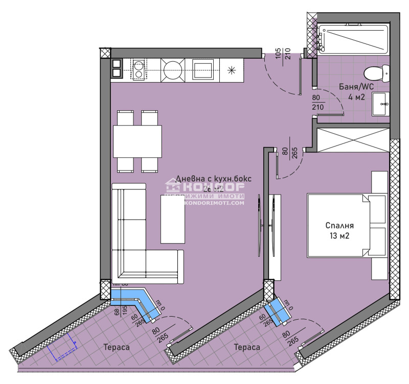 Продава 2-СТАЕН, гр. Пловдив, Христо Смирненски