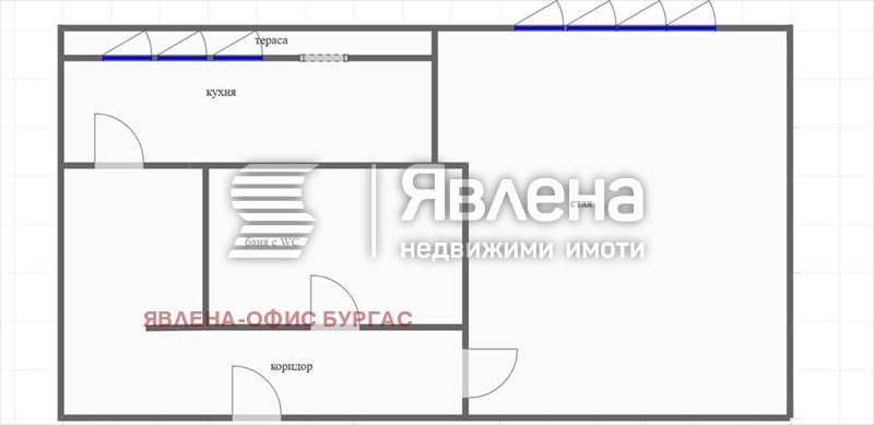 Продава 2-СТАЕН, гр. Бургас, Изгрев, снимка 12 - Апартаменти - 54796811