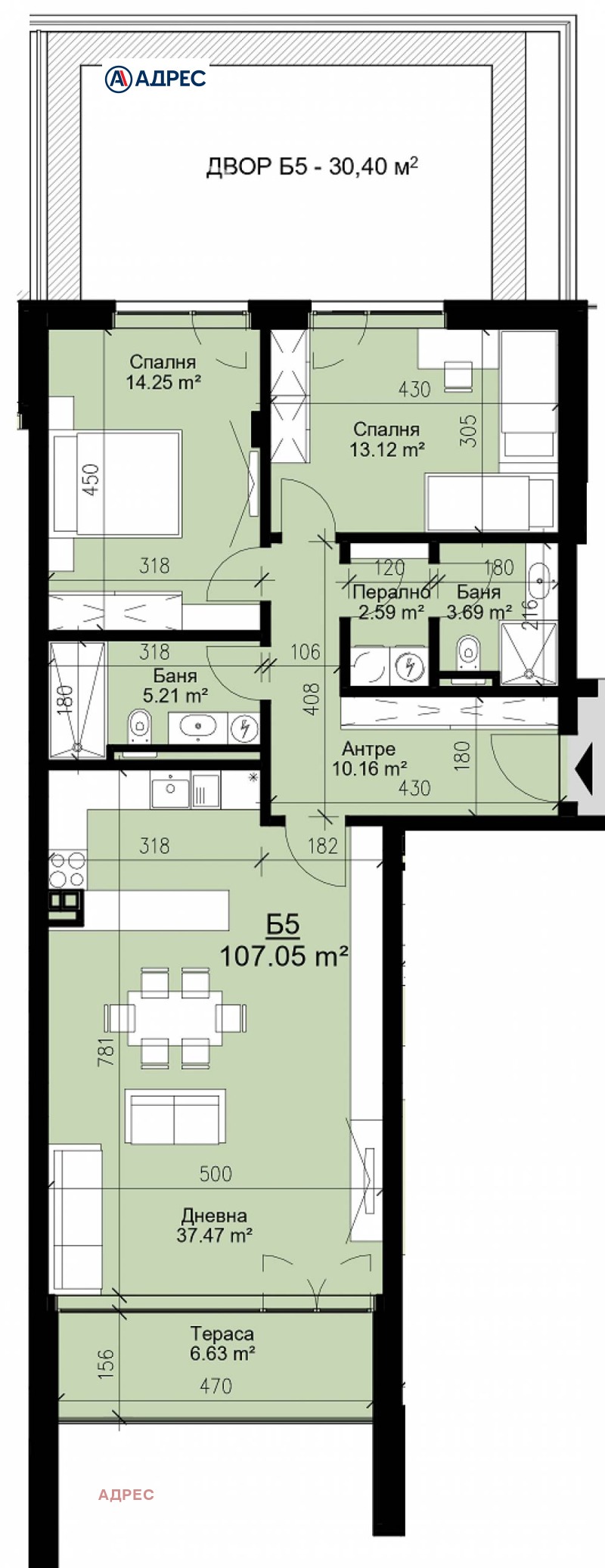 Продается  2 спальни Варна , Бриз , 138 кв.м | 27853707 - изображение [4]