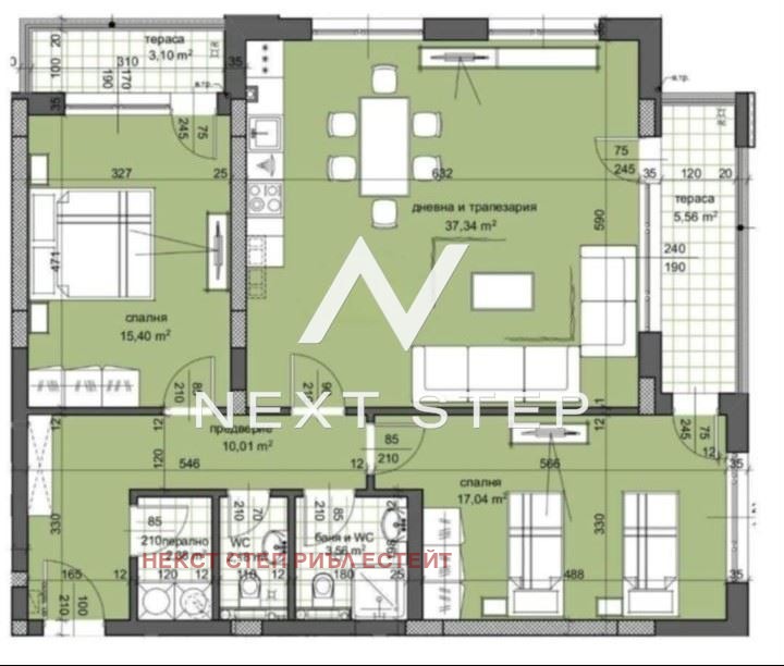 Продава 3-СТАЕН, гр. Пловдив, Тракия, снимка 14 - Апартаменти - 54455378