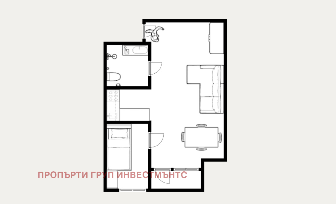 Продава 2-СТАЕН, гр. София, Оборище, снимка 8 - Апартаменти - 53769704