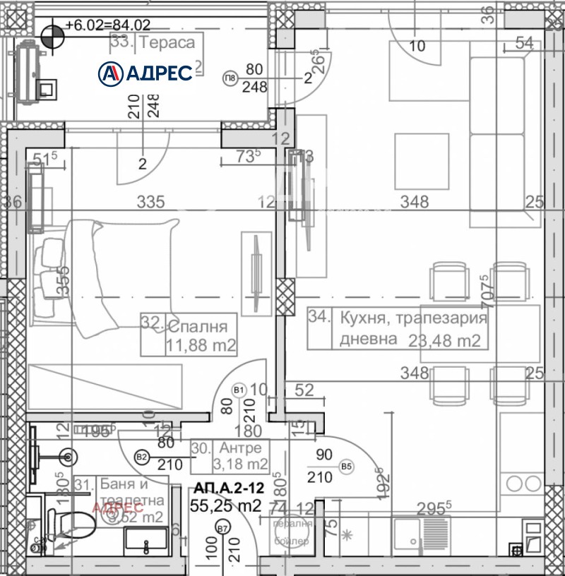 Продава  2-стаен град Варна , к.к. Слънчев ден , 70 кв.м | 60676060 - изображение [2]