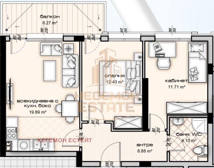 Продается  2 спальни Варна , Кайсиева градина , 92 кв.м | 59732469 - изображение [2]