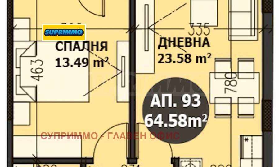 Продава 2-СТАЕН, гр. София, Малинова долина, снимка 8 - Апартаменти - 56329336