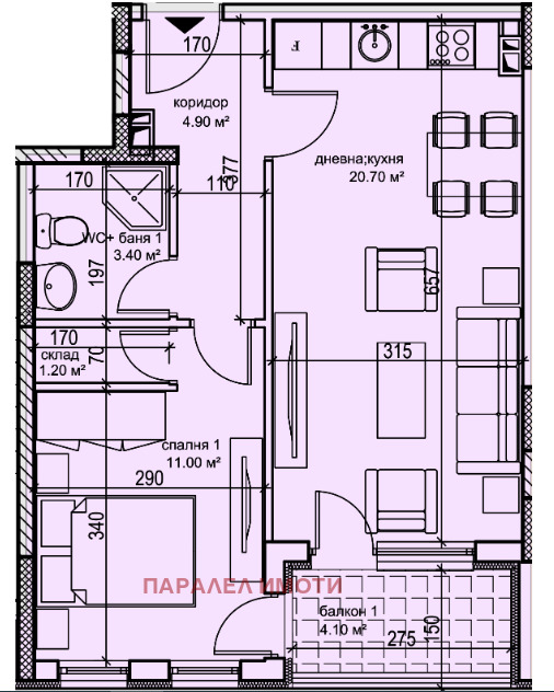 Продава  2-стаен град Пловдив , Кършияка , 63 кв.м | 42093702 - изображение [7]