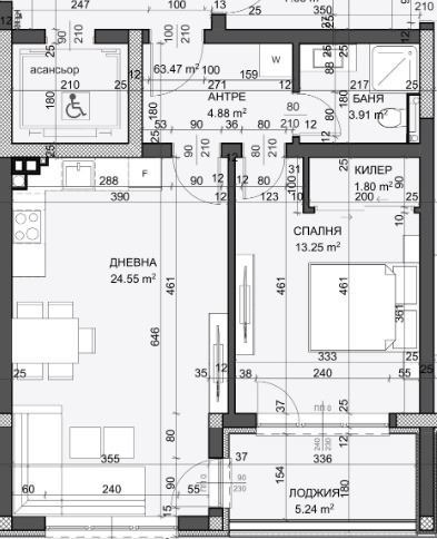 Na prodej  1 ložnice Varna , Vazraždane 2 , 74 m2 | 65108622 - obraz [10]