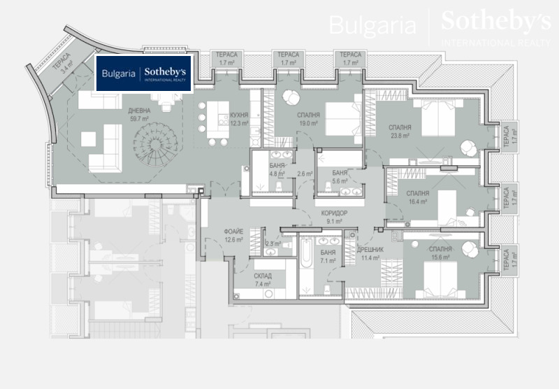 À venda  Mais de 3 quartos Sofia , Krastova vada , 336 m² | 56563902 - imagem [17]