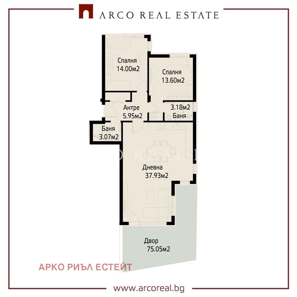 Продава 3-СТАЕН, гр. София, Кръстова вада, снимка 2 - Апартаменти - 51510647